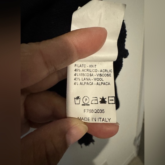 Dixie Black Fringe Sweater - Picture 4 of 5